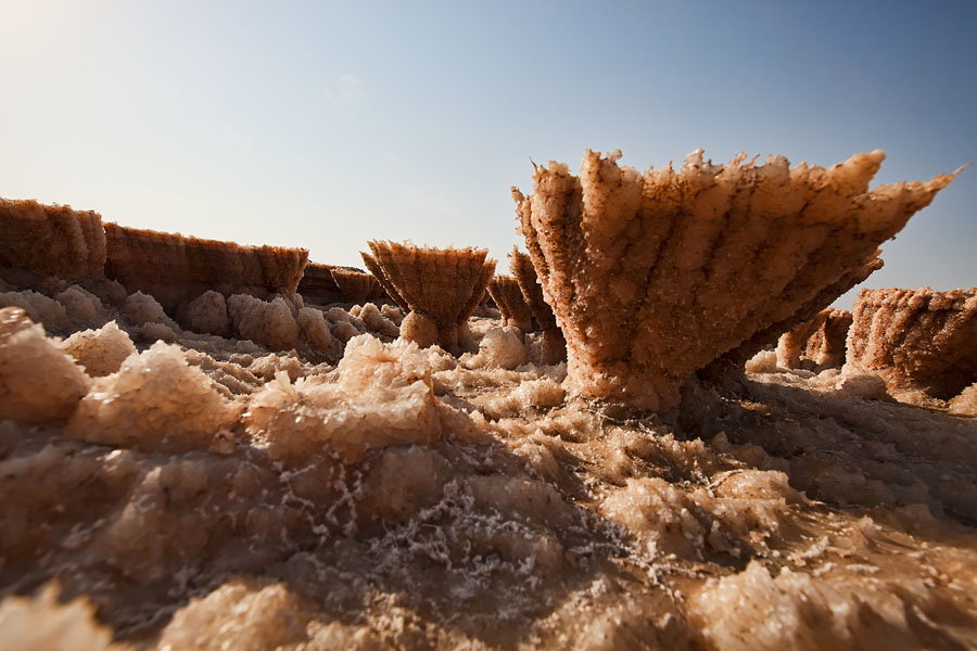  Salt sculptures at the Dallol Depression, also called Danakil Depression